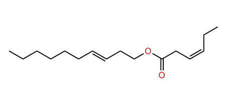 (Z)-3-Decenyl (E)-3-hexenoate